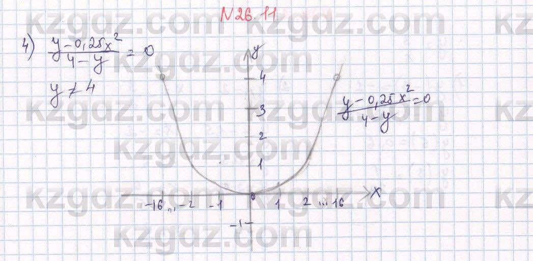 Алгебра Абылкасымова 7 класс 2017 Упражнение 26.11