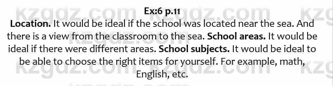 Английский язык Excel for Kazakhstan (Grade 6) Student's book Вирджиниия Эванс 6 класс 2018 Упражнение Ex 6