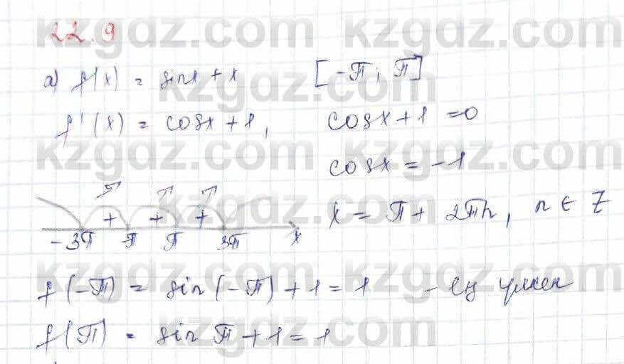 Алгебра (Обще-гуманитарное направление) Абылкасымова 10 ОГН класс 2019 Упражнение 22.9