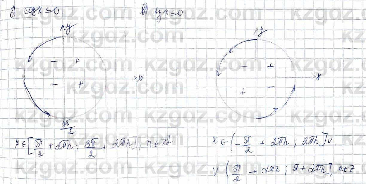 Алгебра (Обще-гуманитарное направление) Абылкасымова 10 ОГН класс 2019 Упражнение 9.1