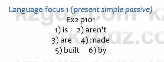 Английский язык (Eyes Open 2 for Kazakhstan Grade 6 Student`s book) Ben Goldstein 6 класс 2017 Упражнение Ex2 p101