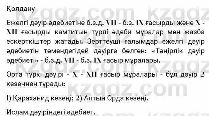 Казахская литература Турсынгалиева 7 класс 2017 Упражнение стр.24