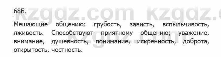 Русский язык Сабитова З. 5 класс 2017 Упражнение 68Б