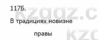 Русский язык Сабитова З. 5 класс 2017 Упражнение 117Б