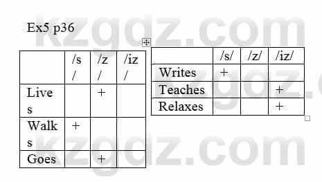 Английский язык (Excel for Kazakhstan (Grade 5) Student's book) Вирджиниия Эванс 5 класс 2017 Упражнение Ex 5