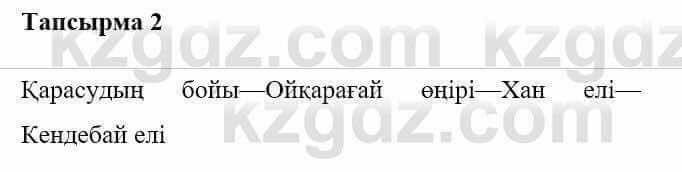 Казахская литература Керімбекова Б. 5 класс 2017 Вопрос 2