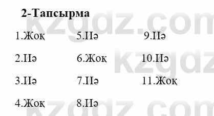 Казахский язык и литература (Часть 2) Оразбаева Ф. 5 класс 2017 Упражнение 2