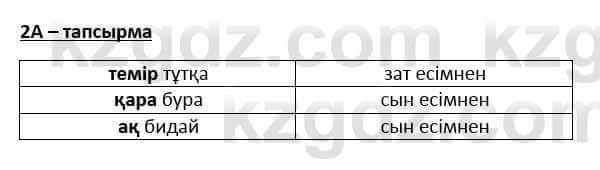 Казахский язык Қапалбек Б. 8 класс 2018 Упражнение 2А