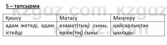 Казахский язык Ермекова Т. 8 класс 2018 Упражнение 5