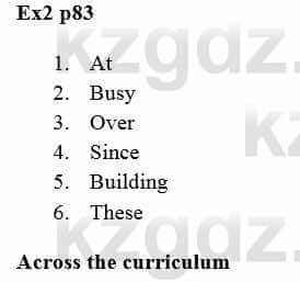 Английский язык (Excel for Kazakhstan (Grade 8) Student's book) Вирджиниия Эванс 8 класс 2019 Упражнение Ex 2