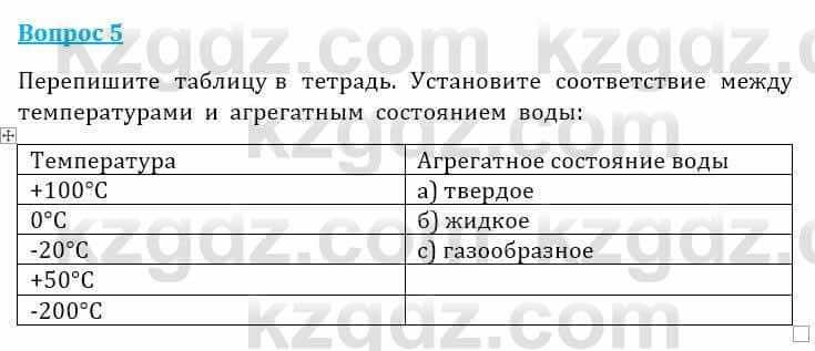 Естествознание Очкур Е. 6 класс 2018 Задание 5