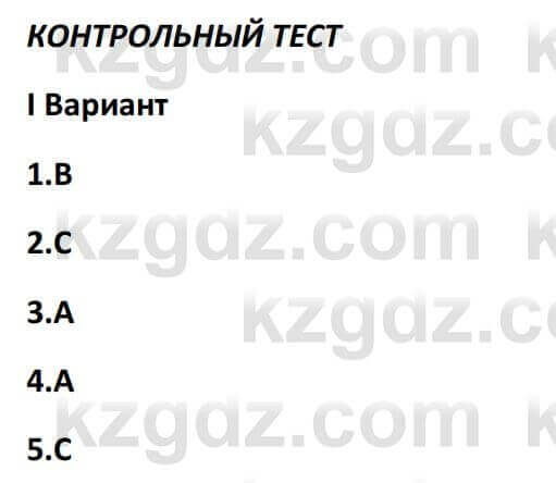 Физика Закирова Н. 8 класс 2018 Контрольный тест Вариант 1