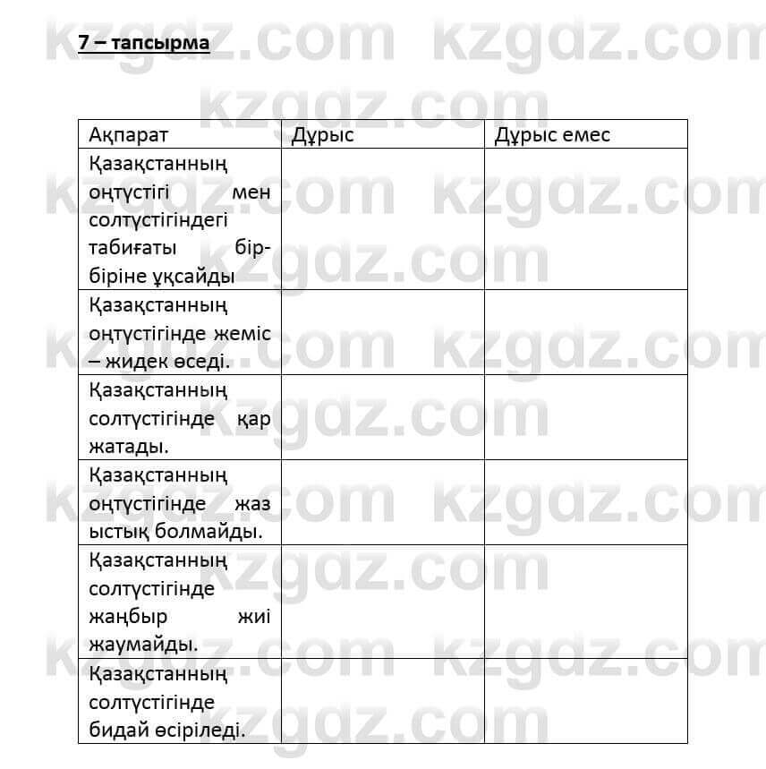 Казахский язык и литература (Часть 2) Оразбаева Ф. 6 класс 2018 Упражнение 7