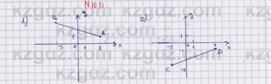 Математика Алдамуратова 6 класс 2018 Упражнение 1081