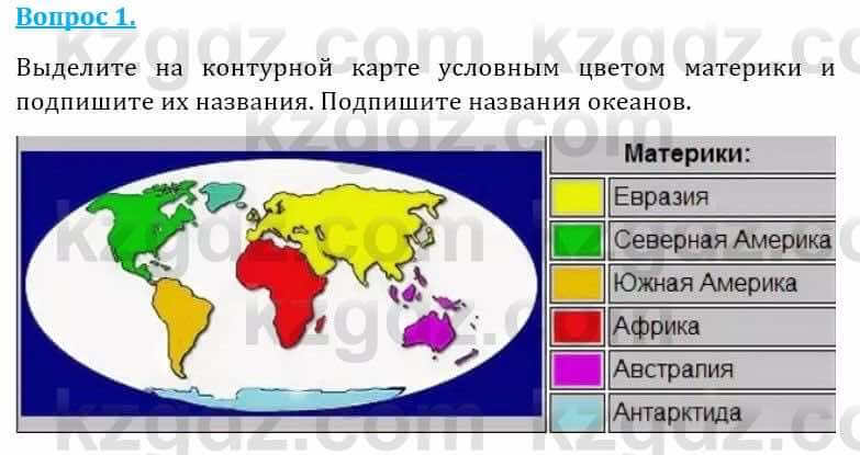 Естествознание Абдиманапов Б.Ш. 5 класс 2017 Вопрос 1