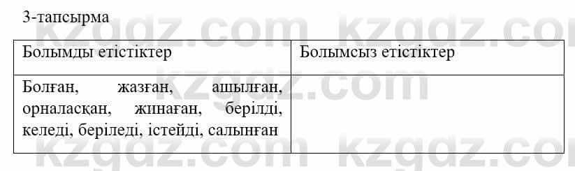 Казахский язык и литература (Часть 1) Оразбаева Ф. 5 класс 2017 Упражнение 3