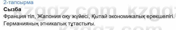 Казахский язык Дәулетбекова Ж. 9 класс 2019 Упражнение 2