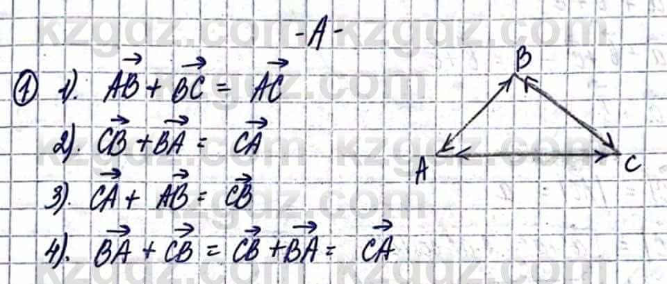 Геометрия Смирнов В. 9 класс 2019 Упражнение 2.1