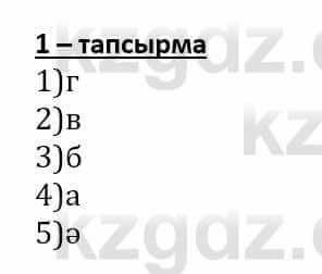 Самопознание (Өзін-өзі тану) Әкімбаева Ж. 7 класс 2018 Упражнение Тапсырма 1