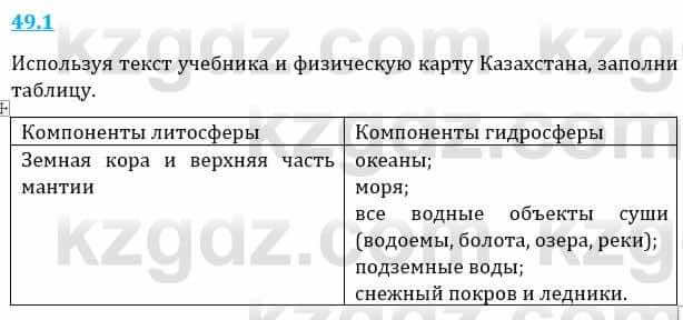 Естествознание Верховцева Л. 5 класс 2019 Вопрос стр.49.1