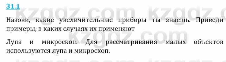 Естествознание Верховцева Л. 5 класс 2019 Вопрос стр.31.1