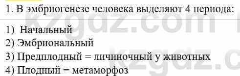 Биология Соловьева А. 8 класс 2018 Анализ 1