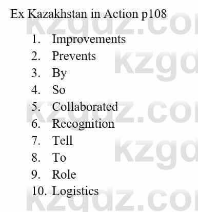 Английский язык (Action for Kazakhstan Grade 11 (Science Schools) Student`s book) Jenny Dooley 11 ЕМН класс 2020 Упражнение 6