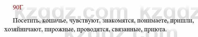 Русский язык Сабитова З. 8 класс 2018 Упражнение 90В