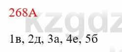 Русский язык Сабитова З. 8 класс 2018 Упражнение 268А