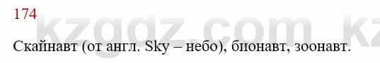 Русский язык Сабитова З. 8 класс 2018 Упражнение 174А