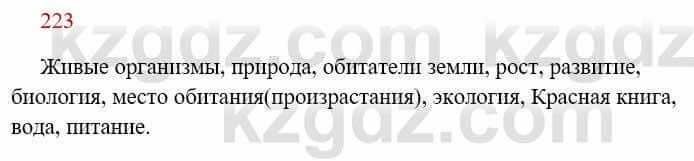 Русский язык Сабитова З. 8 класс 2018 Упражнение 223А