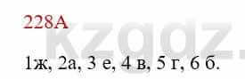 Русский язык Сабитова З. 8 класс 2018 Упражнение 228А