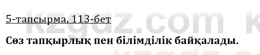 Казахская литература Турсынгалиева 9 класс 2019 Вопрос 5