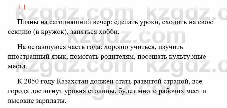 Русский язык и литература Исмагулова Б. 6 класс 2018 Упражнение 1