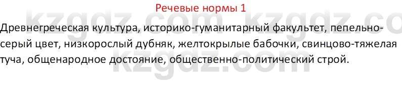 Русский язык Капенова Ж.Ж. 6 класс 2018 Речевые нормы 1