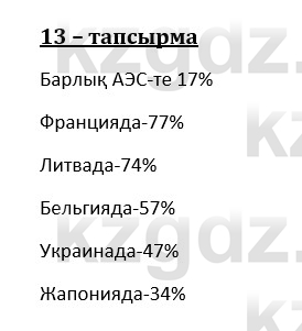 Казахский язык и литература (Часть 1) Оразбаева Ф. 8 класс 2020 Упражнение 13