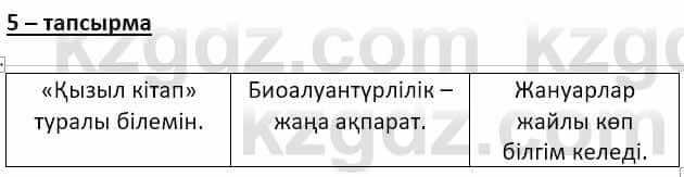 Казахский язык и литература (Часть 2) Оразбаева Ф. 8 класс 2020 Упражнение 5