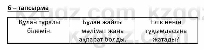 Казахский язык и литература (Часть 2) Оразбаева Ф. 8 класс 2020 Упражнение 6