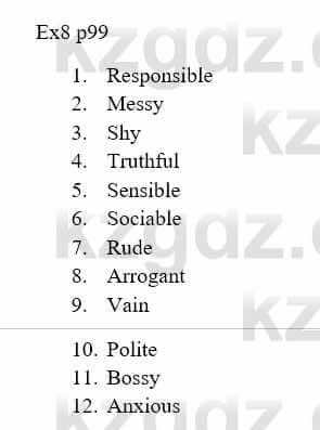 Английский язык (Aspect for Kazakhstan Grade 10 (Grammar Schools) Student`s book) Jenny Dooley 10 ОГН класс 2019 Упражнение 8