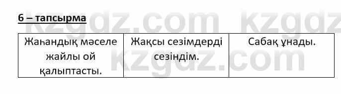 Казахский язык (ЖМБ) Даулетбекова Ж. 10 ЕМН класс 2019 Упражнение 6