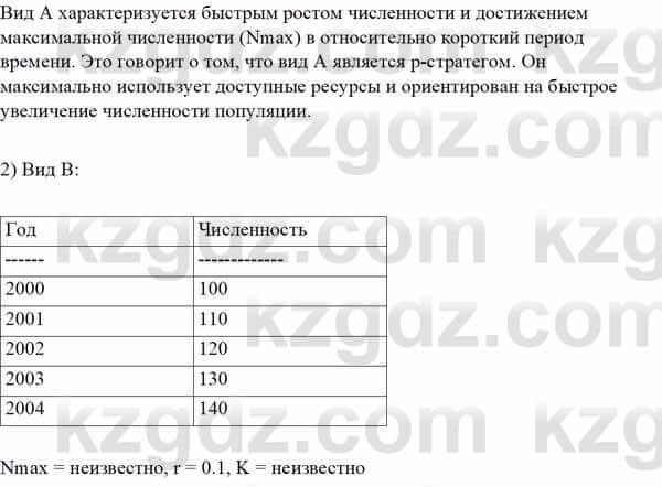 Биология Асанов Н. 9 класс 2019 Анализ 1