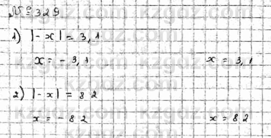 Математика Абылкасымова 6 класс 2018 Упражнение 329
