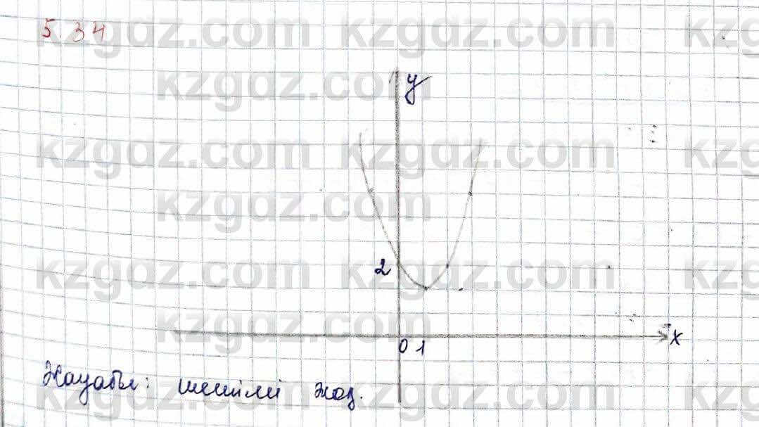 Алгебра Шыныбеков 10 ЕМН класс 2019 Упражнение 5.34