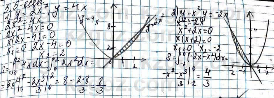 Алгебра Абылкасымова 11 ЕМН класс 2020 Упражнение 5.5