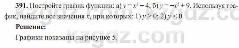 Алгебра Солтан 8 класс 2020 Упражнение 391