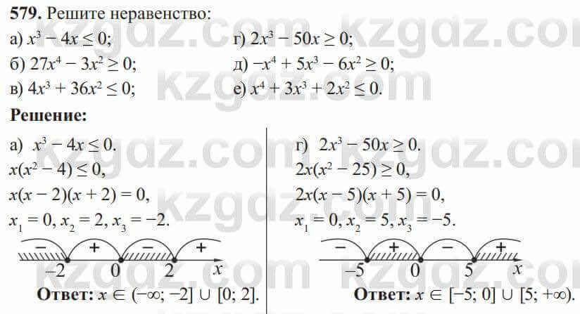 Алгебра Солтан 8 класс 2020 Упражнение 579