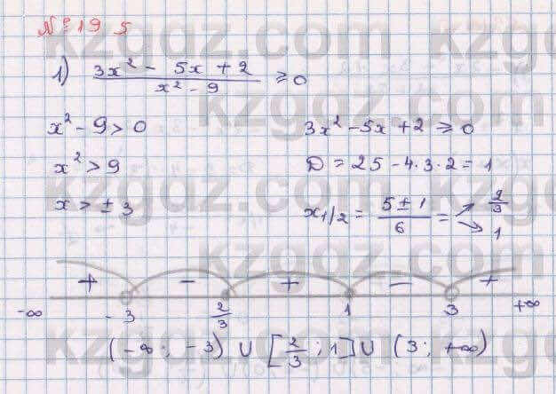 Алгебра Абылкасымова 8 класс 2018 Упражнение 19.5
