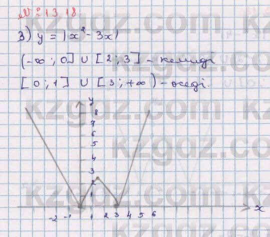 Алгебра Абылкасымова 8 класс 2018 Упражнение 13.18