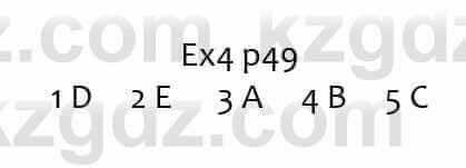 Английский язык (Eyes Open 3 for Kazakhstan Grade 7 Student`s book) Ben Goldstein 7 класс 2017 Упражнение Ex4 p49